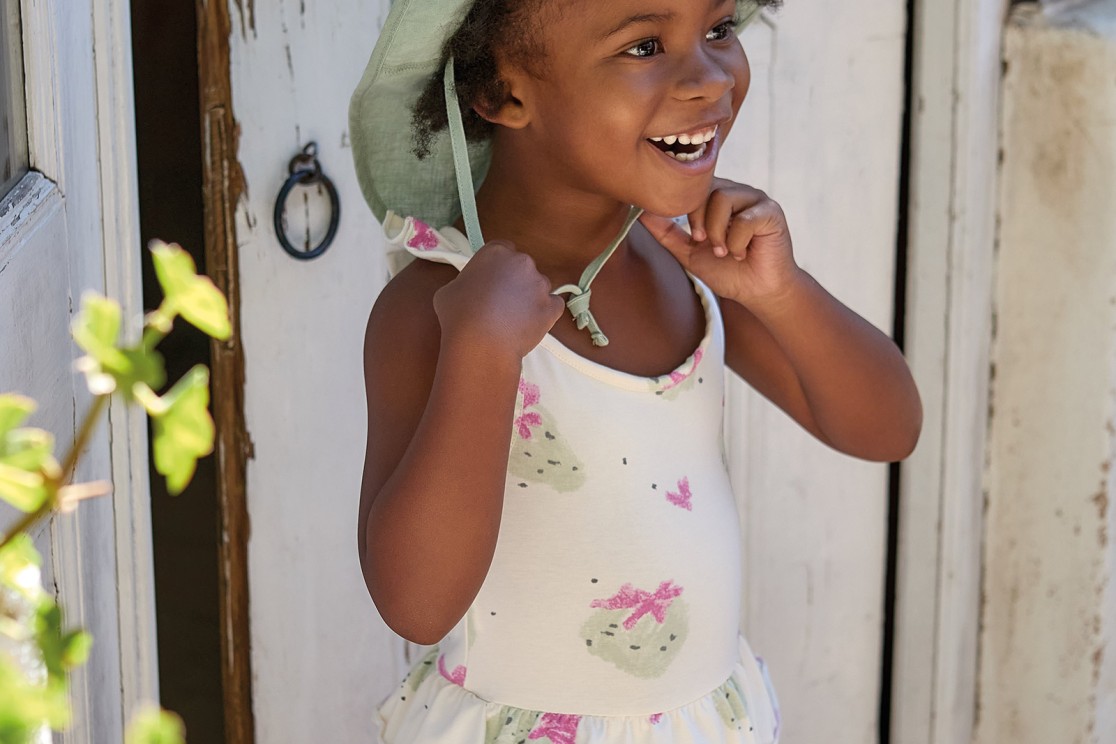 Swimsuit with strawberry print Swimsuit with strawberry print