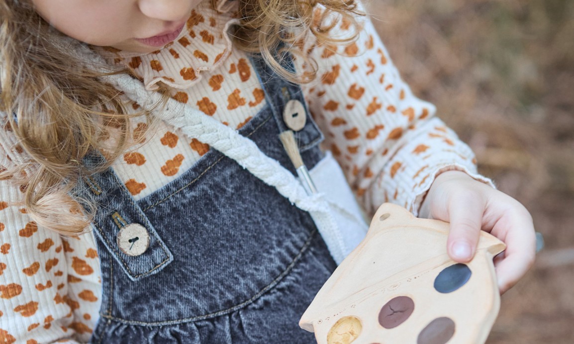 Jersey bodysuit with organic cotton