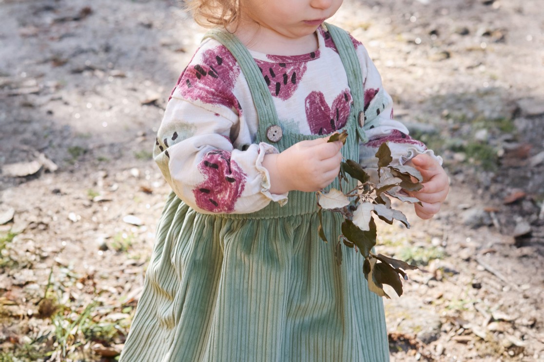 Vestido em bombazine