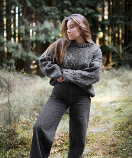 Knitted tricot sweater