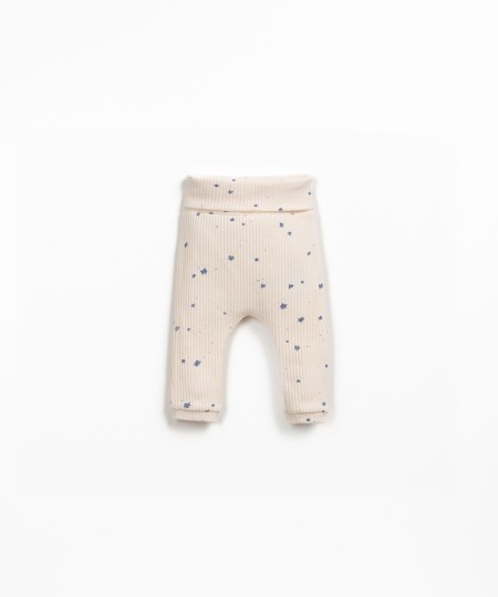 Jersey leggings with print