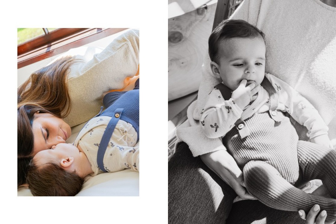 Leggings de malha em algod�o org�nico