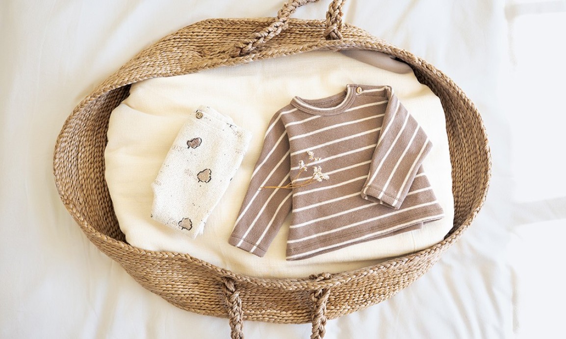 Pull en maille avec mlange de fibres naturelles et coton recycl