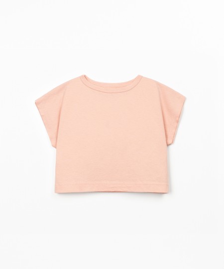 T-shirt in mixture of organic cotton and recycled cotton