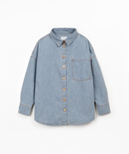 Camicia in denim di cotone