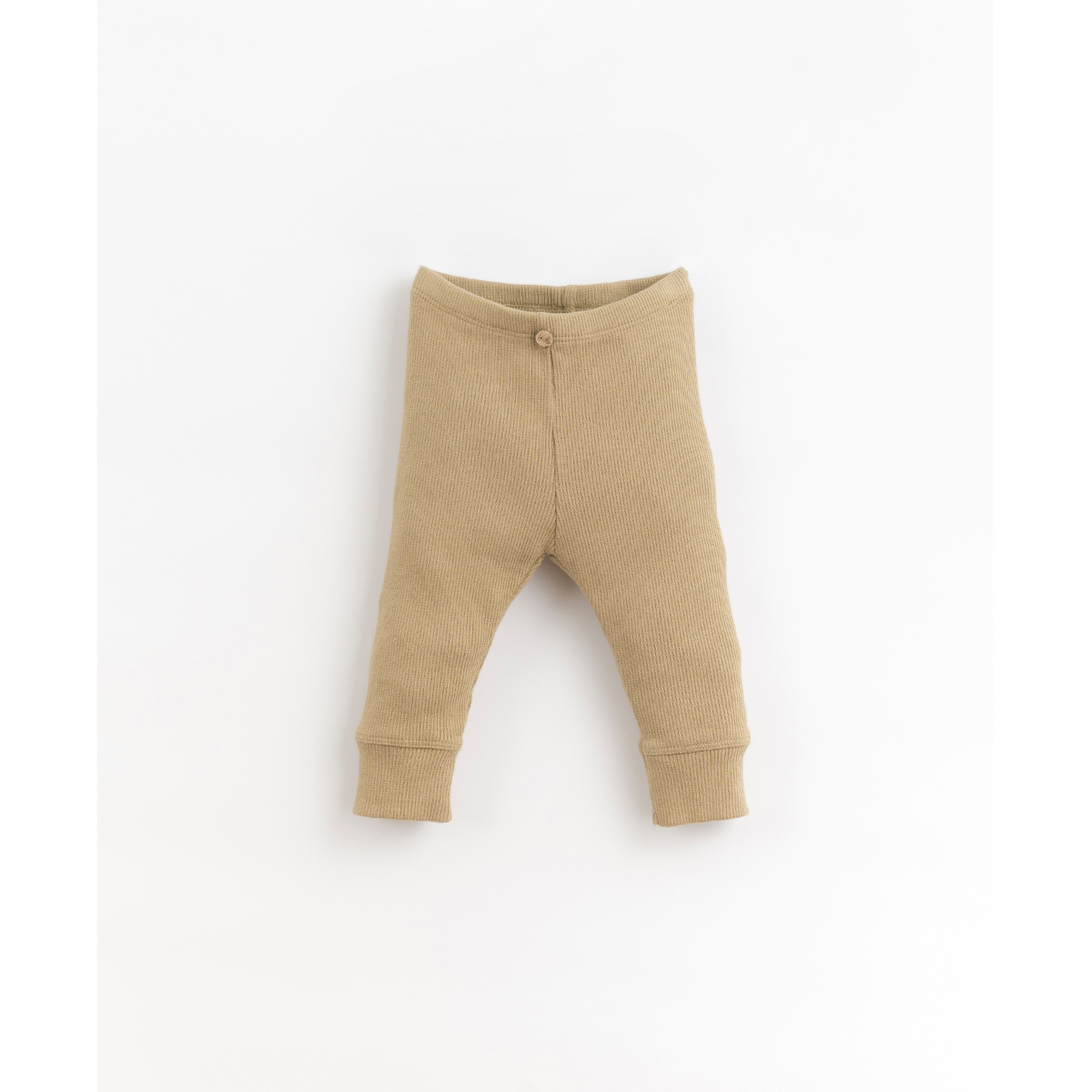 Baby boy organic cotton ribbed leggings PlayUp
