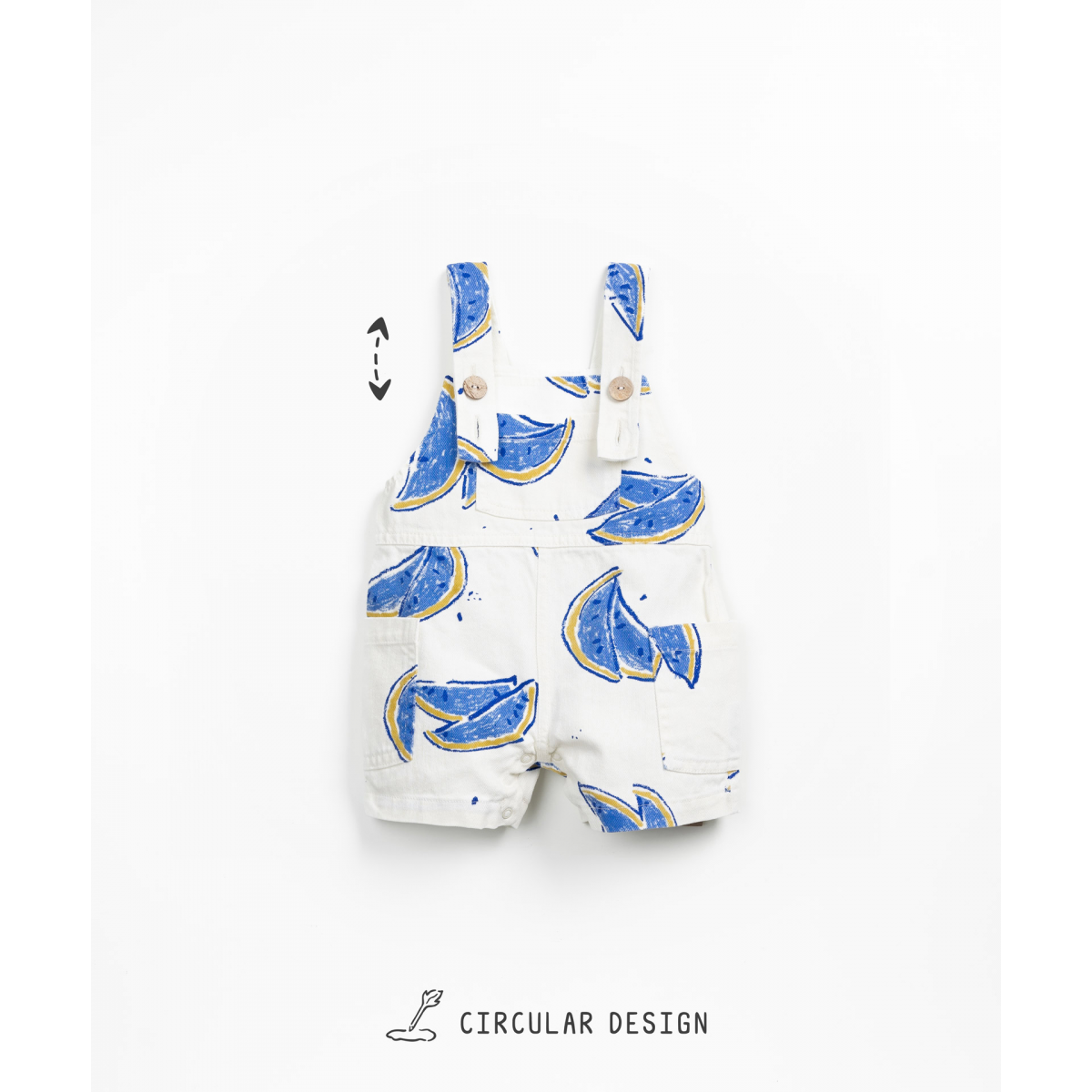 Salopette courte en coton pour bébé garçon | Play Up