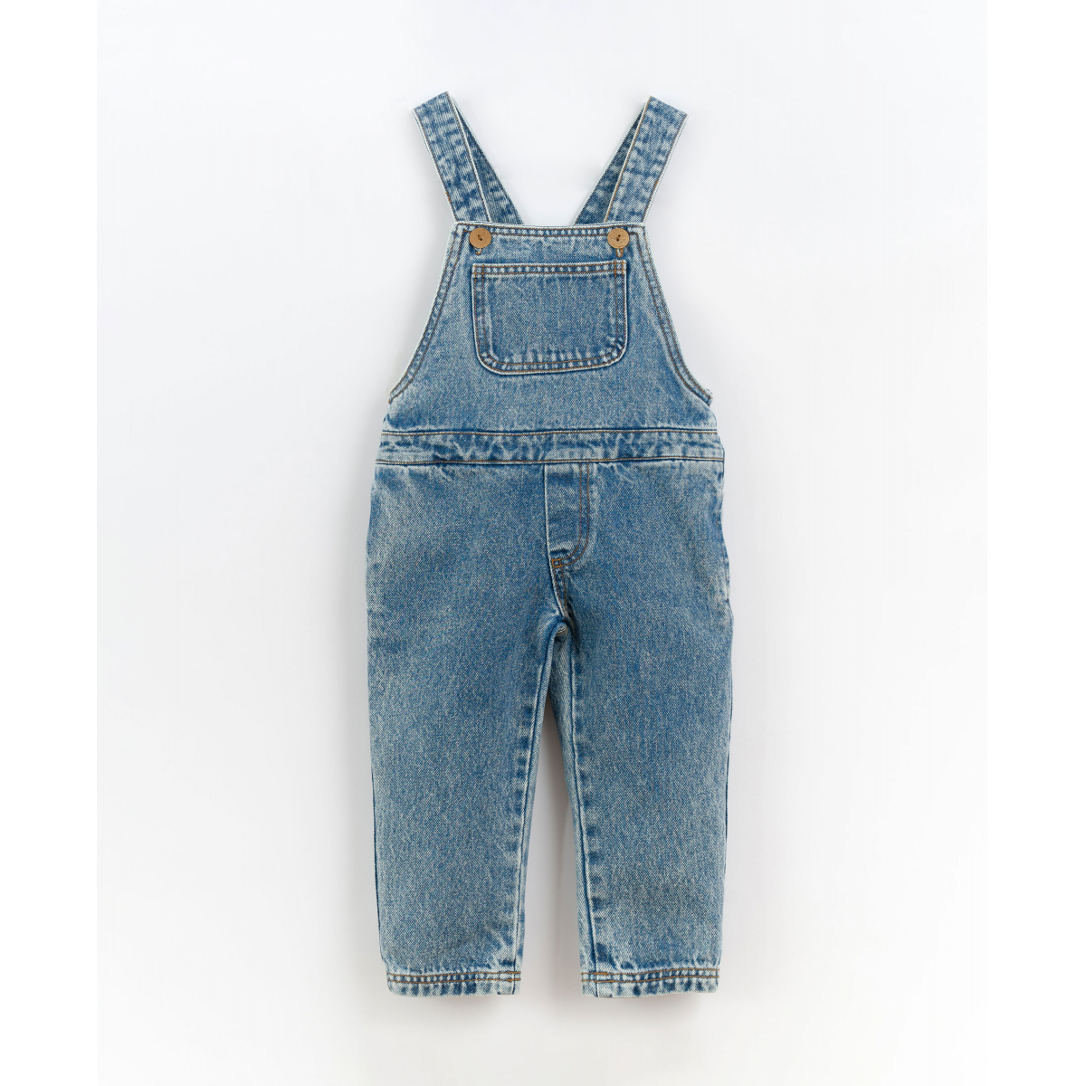 100 cotton denim dungarees for boys PlayUp