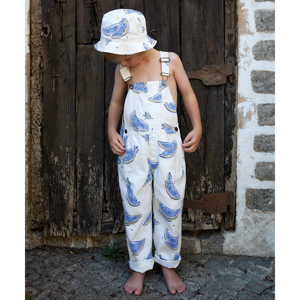 Combinaison blanche en coton pour enfant | Play Up